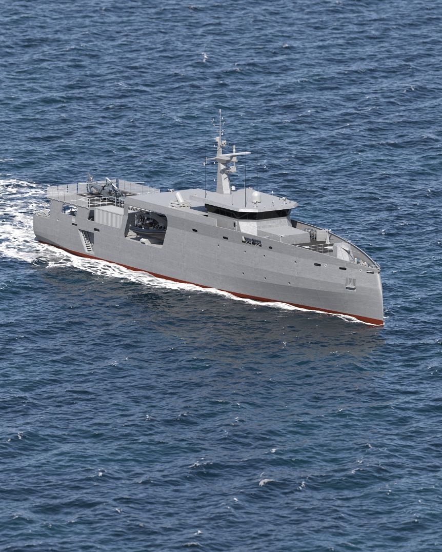 Photo de la combattante FS65 en pleine mer