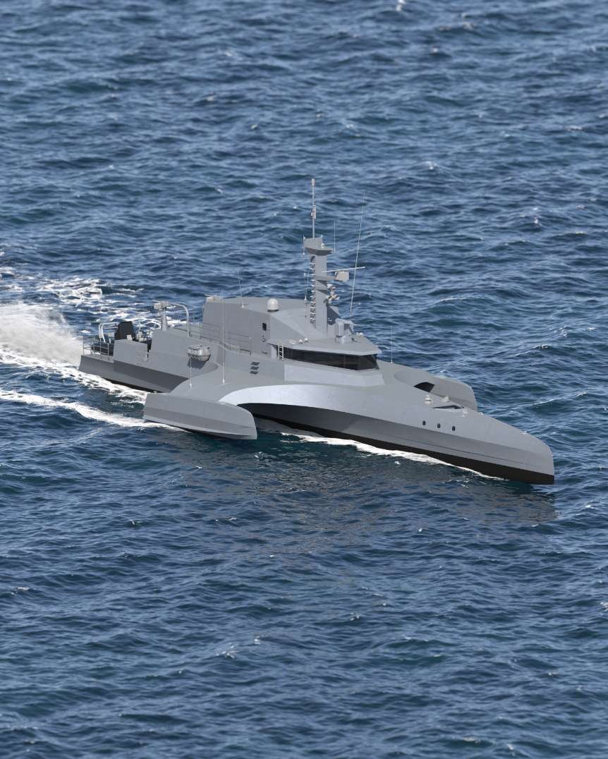 Photo du patrouilleur Ocean Eagle en pleine mer