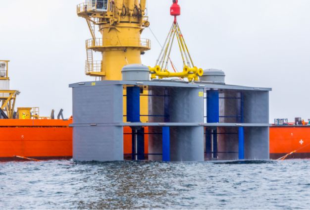 Prototype d'hydrolienne HydroQuest